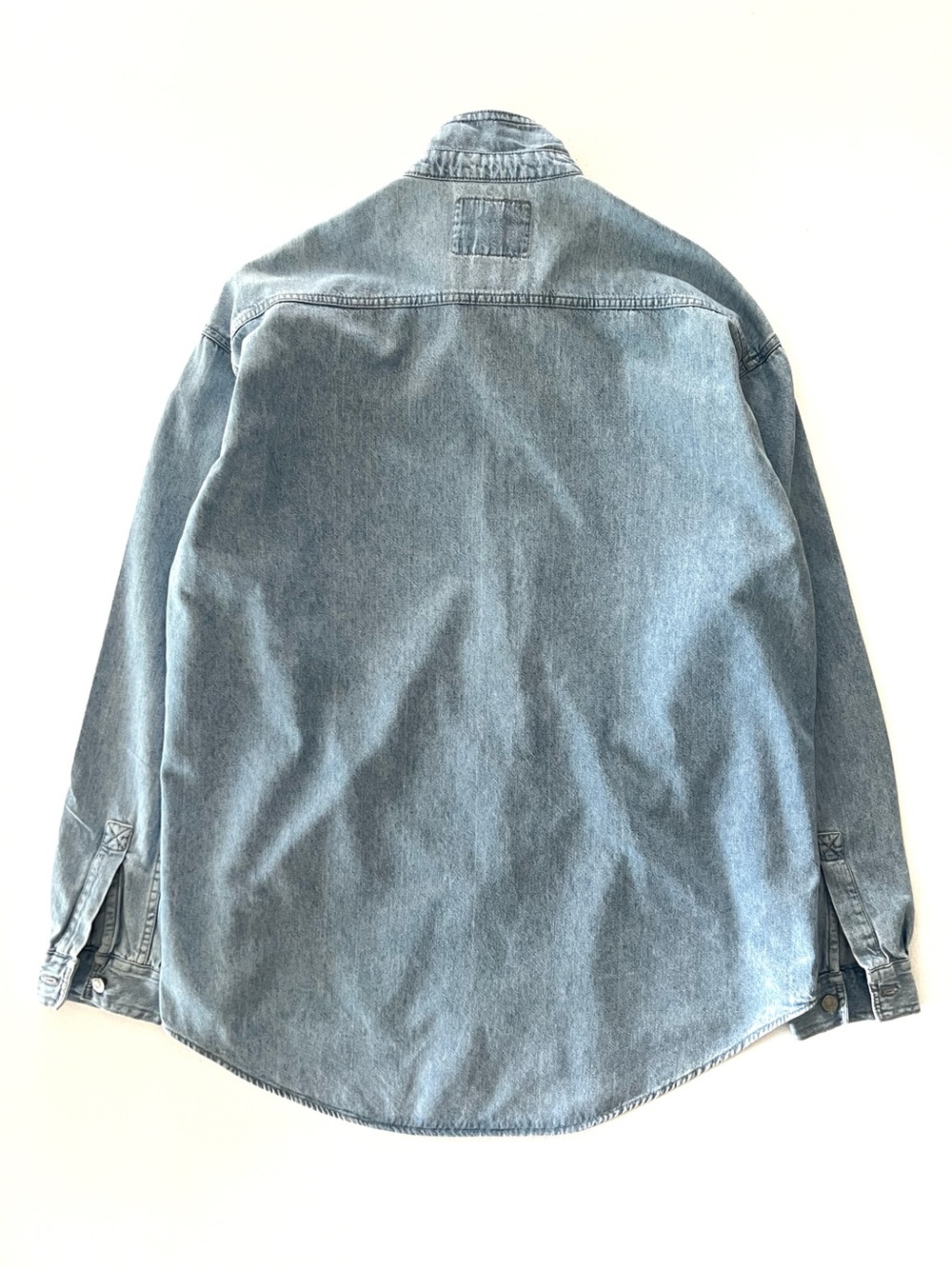 Vintage Levi’s Denim Blue Pocket Shirt 90's Workwear Style Size Large - Picture 4 of 8